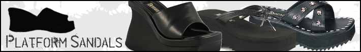 open toe platform sandals