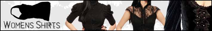 Gothic womens short sleve shirts