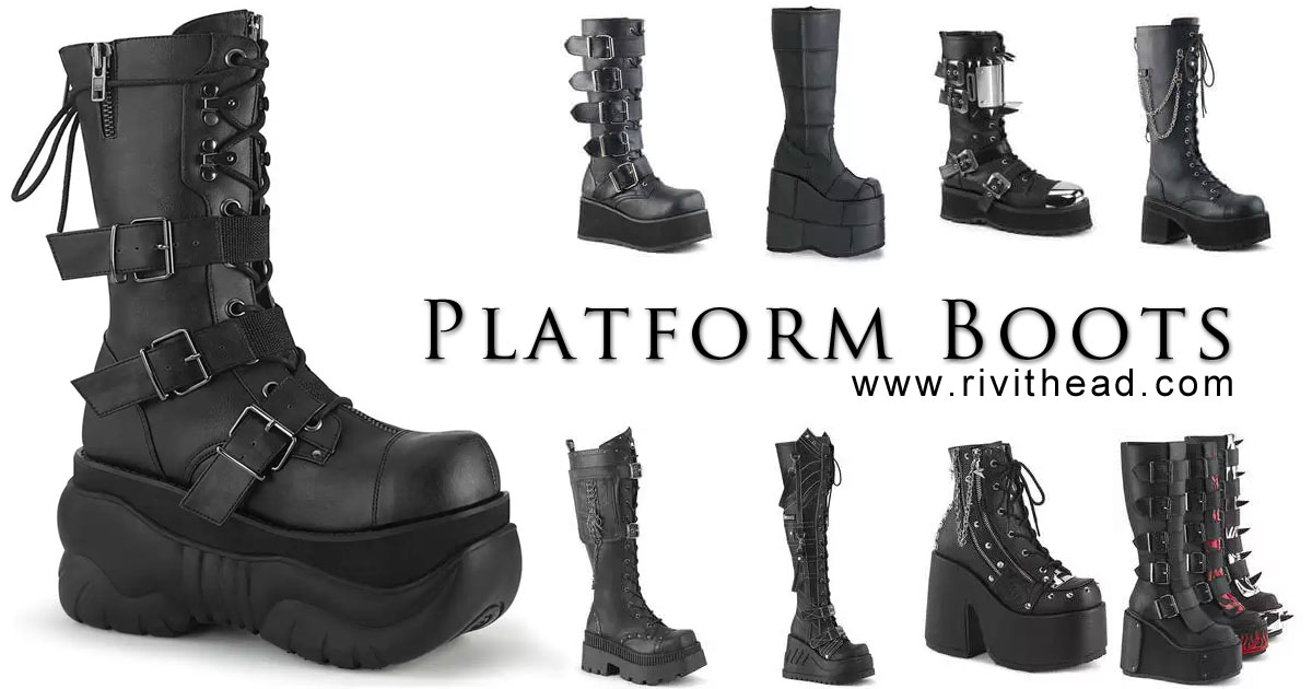 Platform Boots That Tower | Goth, Combat & 6-Inch Styles Platform Boots That Tower | Goth, Combat & 6-Inch Styles