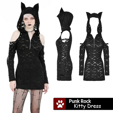 Punk Rock Kitty Dress
