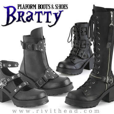 Demonia Bratty Boots and Shoes