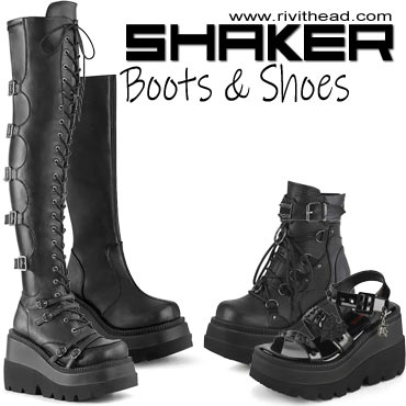 Demonia Shaker Boots, Shoes, and Sandals