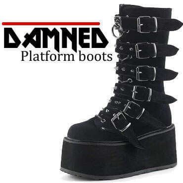 Demonia Damned Platform Boots