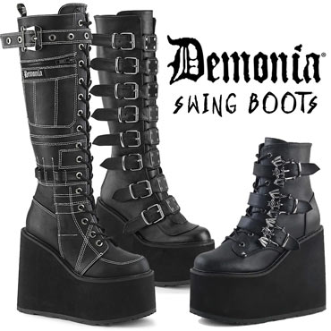 Demonia Swing Platform Boots Collection