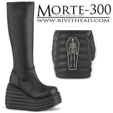 Demonia Morte-300 Womens Platform Boots