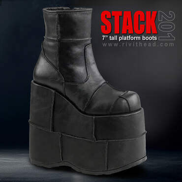 Demonia Stack-201 Ankle High Platform Boots
