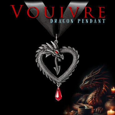 Vouivre Dragon Necklace by Alchemy of England