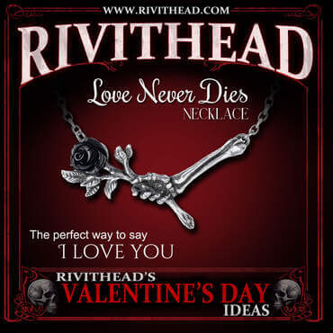 Valentines Day Idea - Love never dies necklace from Alchemy of England