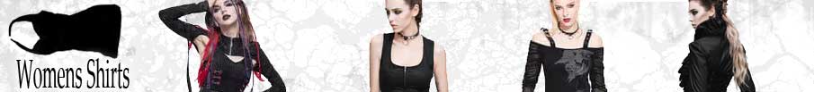 womens Gothic tops and shirts