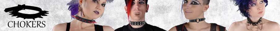 Handmade Gothic Leather Chokers and Collars – Spiked and Black Leather Designs