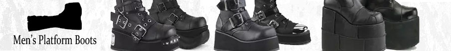 Mens platform boots