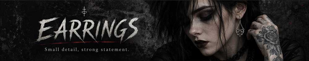 Alchemy goth earrings