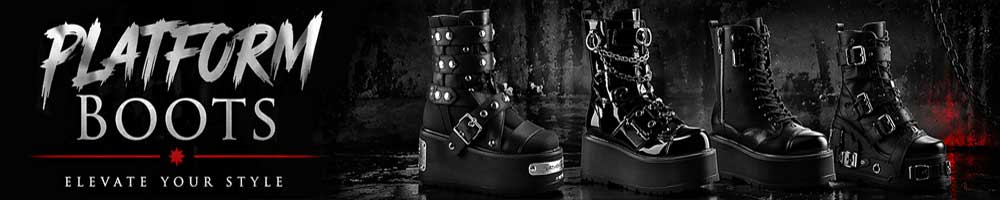 Gothic platform boots