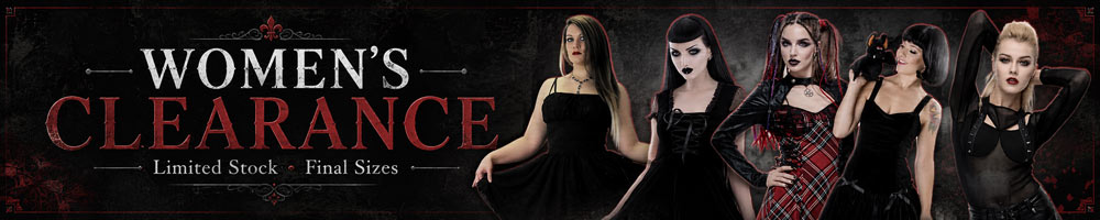 Womens closeout and clearance gothic sale