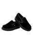 T.U.K. V8930 Black Suede Slip on Creepers