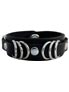 71 Black Leather Wristband