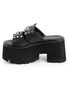 ASHES-08 Chained Platform Sandals