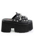 ASHES-08 Chained Platform Sandals