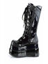 BEAR-205 Black Hologram Platform Boots
