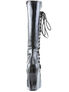BRAVO-100 Black Wedge Boots