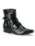 BROGUE-06 Skull Buckle Boots