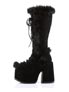 Camel-311 Black Suede Boots