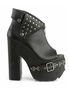 CRAMPS-103 Black Platform Boots