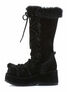 CUBBY-311 Black Suede Boots