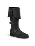 CARRIBEAN-299 Black Buckle Boots