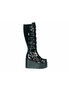 CONCORD-108 Cherry Patent Boots