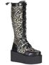 CREEPER-812 Black PU Boots
