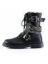 DEFIANT-204 Black Combat Boots