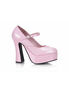 DOLLY-50 Pink Platform Heels