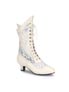 DAME-115 Ivory Lace Boots