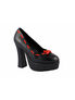 DOLLY-47 Black PU Heels