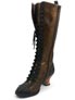 DOME Brown Victorian Boots