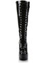 ELECTRA-2020 Black Patent Knee High Boots