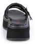Emily-07 Platform Sandals with Iridescent Straps