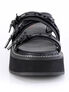 Emily-07 Platform Sandals with Iridescent Straps