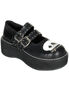 EMILY-222 Maryjane Skull Shoes