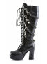GOTHIKA-209 black strap boots