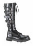 GRAVEL-20 - Black Combat Boots