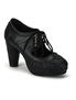 GRIND-03G Black Glitter Heels
