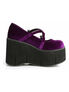 KERA-10 Purple Velvet Maryjane Shoes