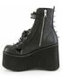 Kera-150 Skull Buckle Platform Ankle Boots