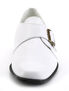 LOAFER-12 White Loafer Shoes