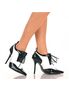 MILAN-60 Black White Heels