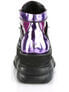 NEPTUNE-100 Purple Glitter Platform Shoes