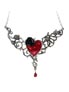 The Blood Rose Heart Necklace