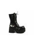 PLATOON-202 Black PU Boots